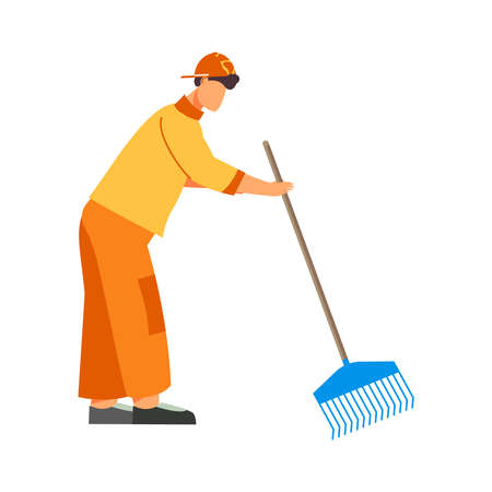 Cleaning Street Iconのイラスト素材