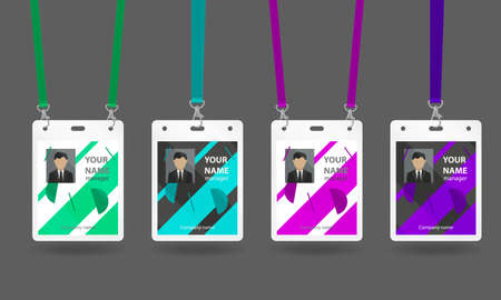 Hanging ID Badges Set