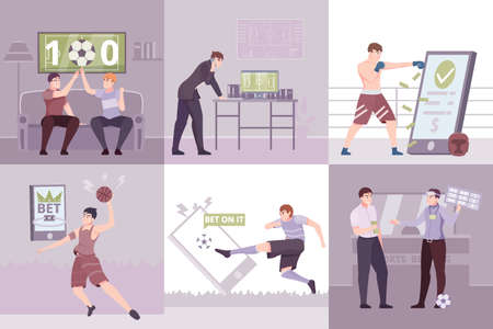 Sports Betting Square Compositions