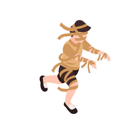 Mummy Halloween Costumeのイラスト素材