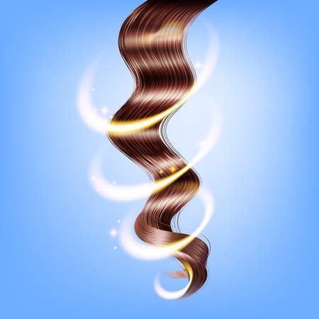 Realistic Hair Illustrationのイラスト素材