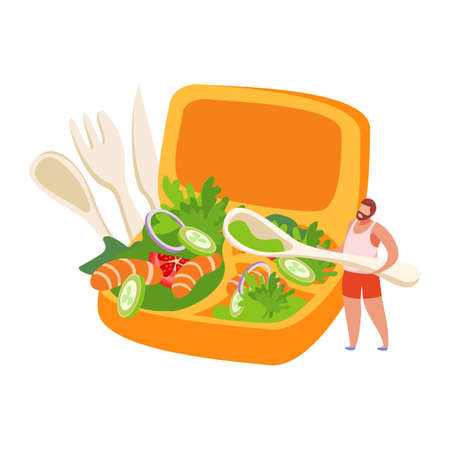 Lunch Box Iconのイラスト素材