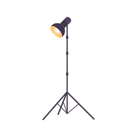 Photo Studio Lamp Compositionのイラスト素材