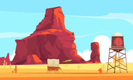 Wild West Alpinism Compositionのイラスト素材