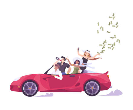 Rich Teenagers Cabrio Composition