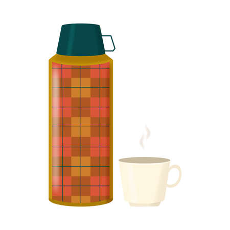 Bottle With Cup Compositionのイラスト素材