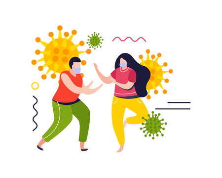 Hygiene Virus Protection Compositionのイラスト素材