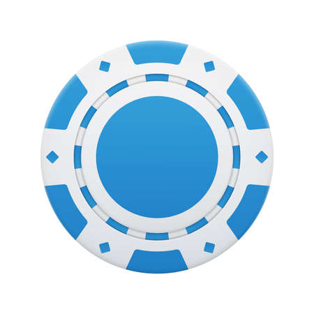 Blue Casino Chip Compositionのイラスト素材