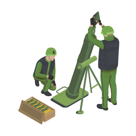 Loading Trench Mortar Compositionのイラスト素材