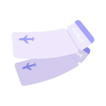 Dreams Flight Tickets Compositionのイラスト素材