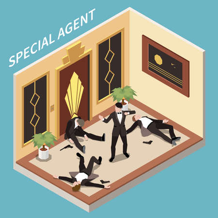 Special Agent Illustrationのイラスト素材