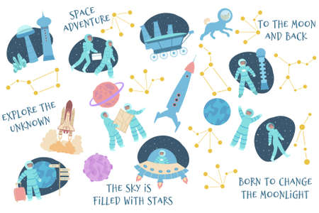 Space Constellations Text Composition