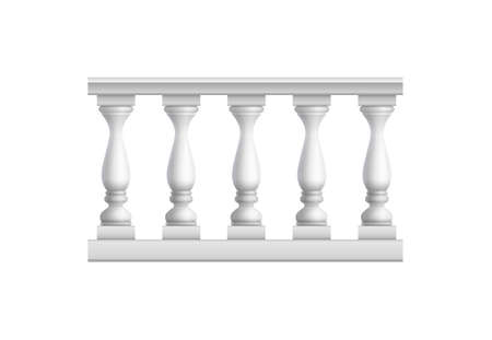 Roman Balcony Fence Compositionのイラスト素材