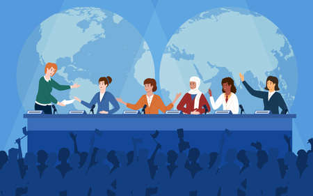 Women Politicians Illustration