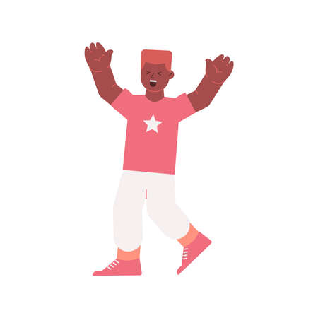 Black Boy Star Compositionのイラスト素材