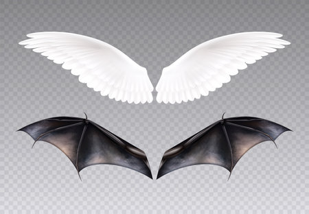 Daemon Angel Wings Setのイラスト素材