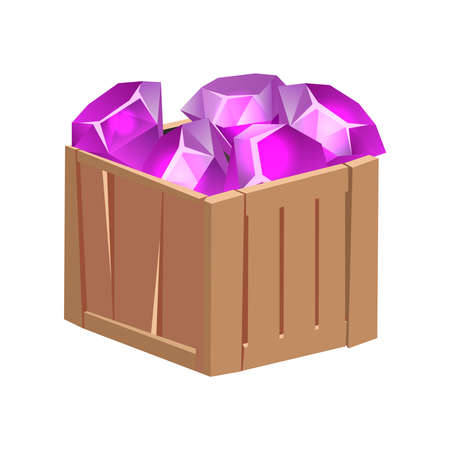 Emeralds In Box Compositionのイラスト素材
