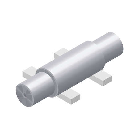 Metal Pipe Foundry Compositionのイラスト素材