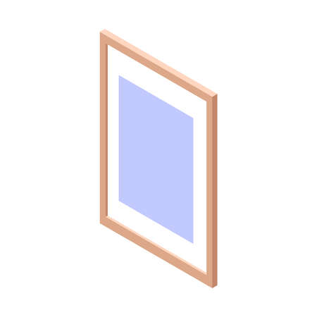 Isometric Picture Frame Compositionのイラスト素材