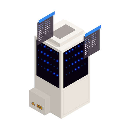 Big Data Server Compositionのイラスト素材