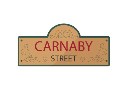 Vintage Street Signboard Compositionのイラスト素材