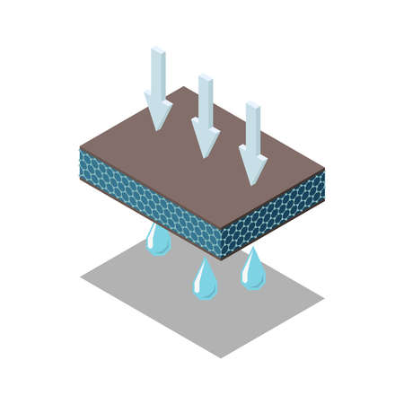 Wet Nano Material Compositionのイラスト素材