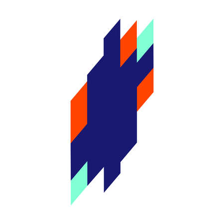 Abstract Pixel Art Composition