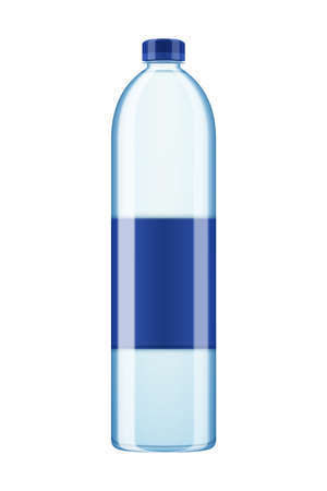 Cylinder Water Bottle Compositionのイラスト素材