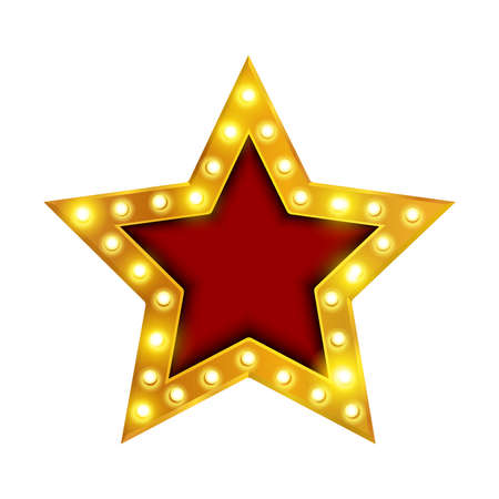 Star Contest Award Compositionのイラスト素材