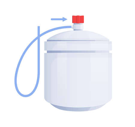 Water Boiler Filter Compositionのイラスト素材