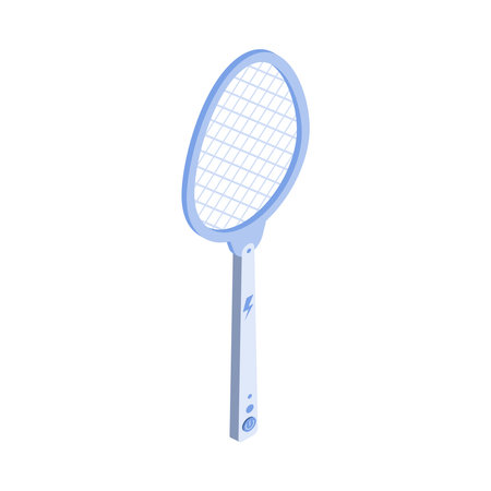 Fly Swatter Isometric Compositionのイラスト素材