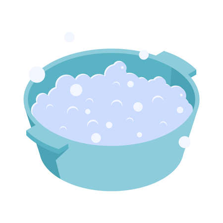 Basin With Foam Compositionのイラスト素材