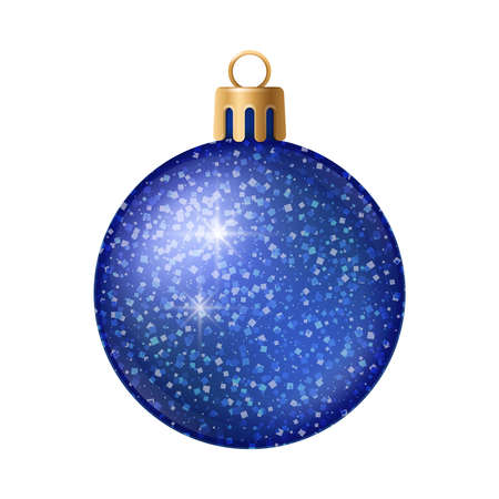 Blue Christmas Ball Compositionのイラスト素材