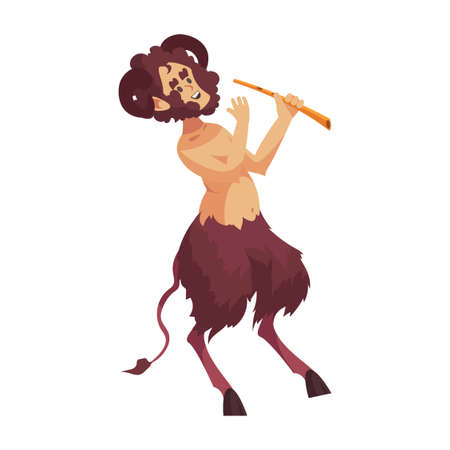 Sheep Man Creature Compositionのイラスト素材