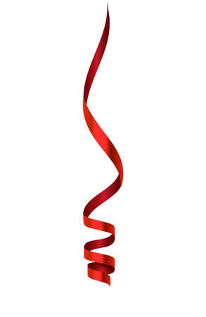 Festive Red Ribbon Compositionのイラスト素材