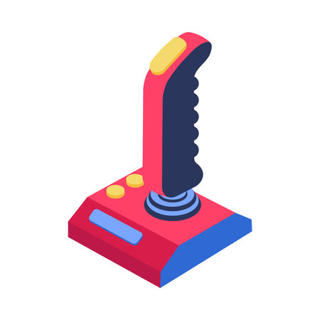 Cybersport Isometric Joystick Compositionのイラスト素材