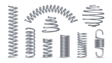 Metal Spring Silver Set