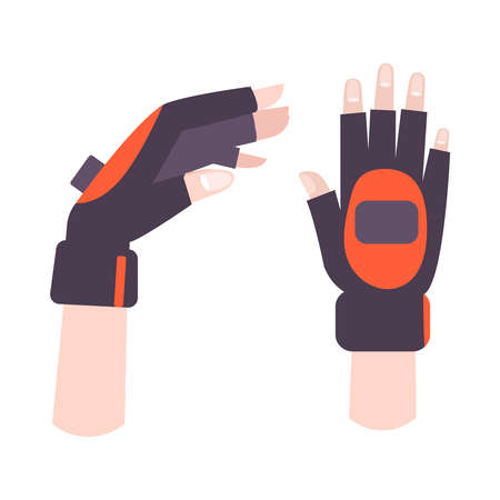 Vr Gloves Illustrationのイラスト素材
