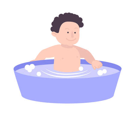 Baby Washing Iconのイラスト素材