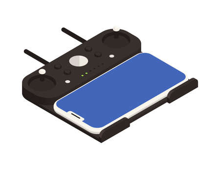 Drone Remote Controlのイラスト素材