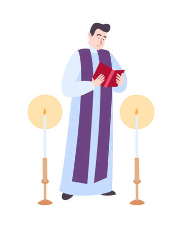 Funeral Service Illustrationのイラスト素材