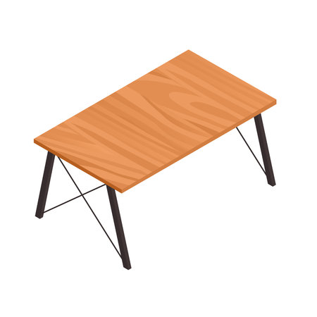 Isometric Loft Tableのイラスト素材