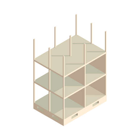 Building Frame Iconのイラスト素材