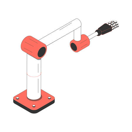 Robotic Arm Iconのイラスト素材