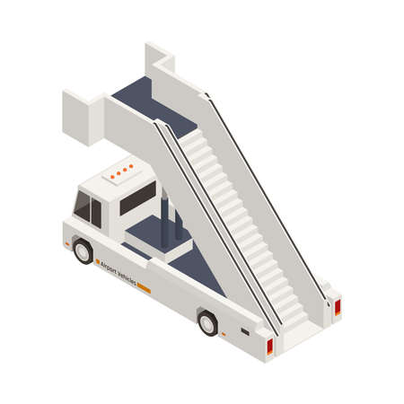 Airport Vehicle Iconのイラスト素材