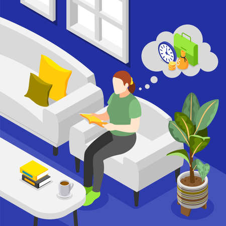 Balancing In Life Backgroundのイラスト素材