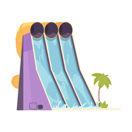 Water Slides Illustrationのイラスト素材