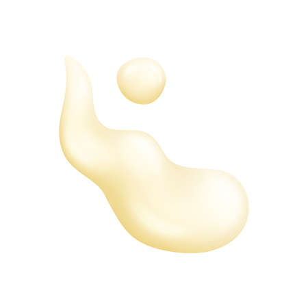 Realistic Mayonnaise Illustrationのイラスト素材