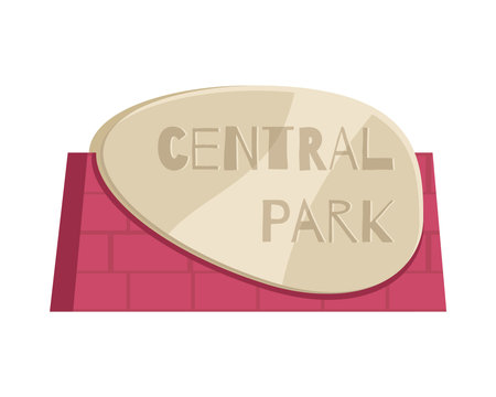 Park Sign Boardのイラスト素材