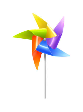 Windmill On Stick Compositionのイラスト素材